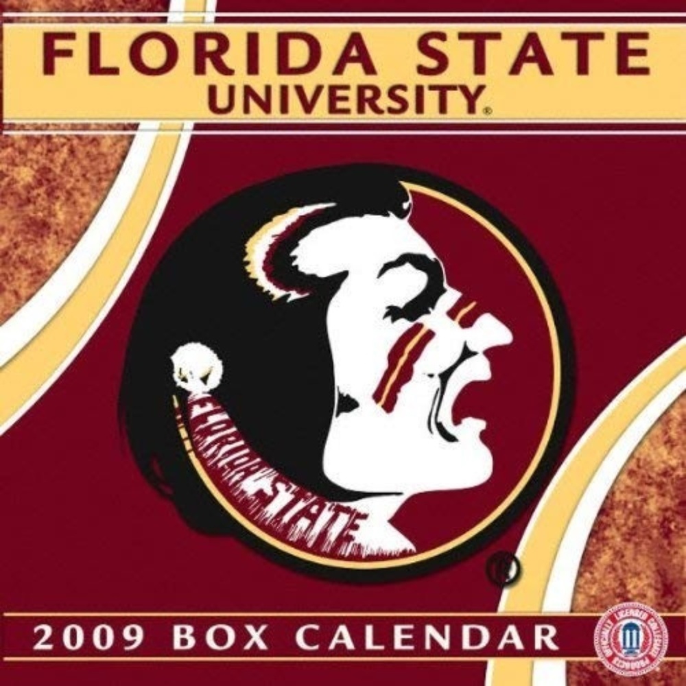 NEW Florida State Seminoles 2009 Box Calendar